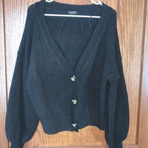 Top shop size 10 button down cardigan.